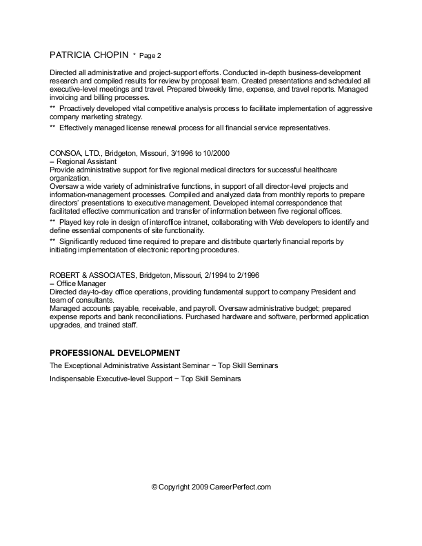 Resume Examples Keywords Executive Administrative Assistant Resume Key Words Key Words For Resume