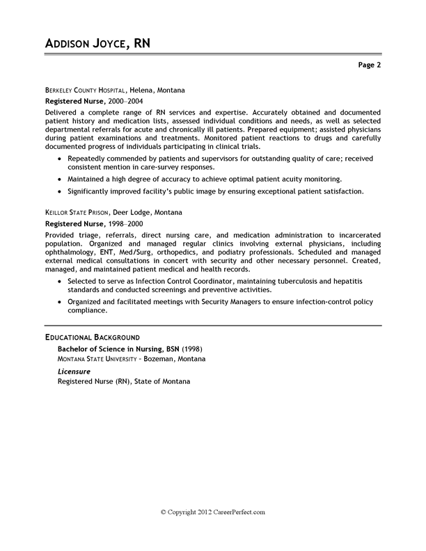 Lpn resume career change